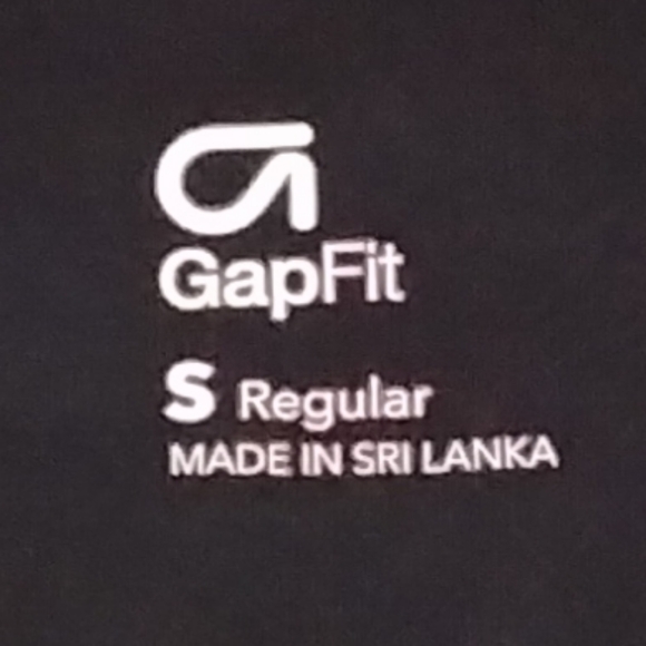 Gap Fit Women's Leggings Size Small Black With Red & White Stripes - Picture 3 of 5